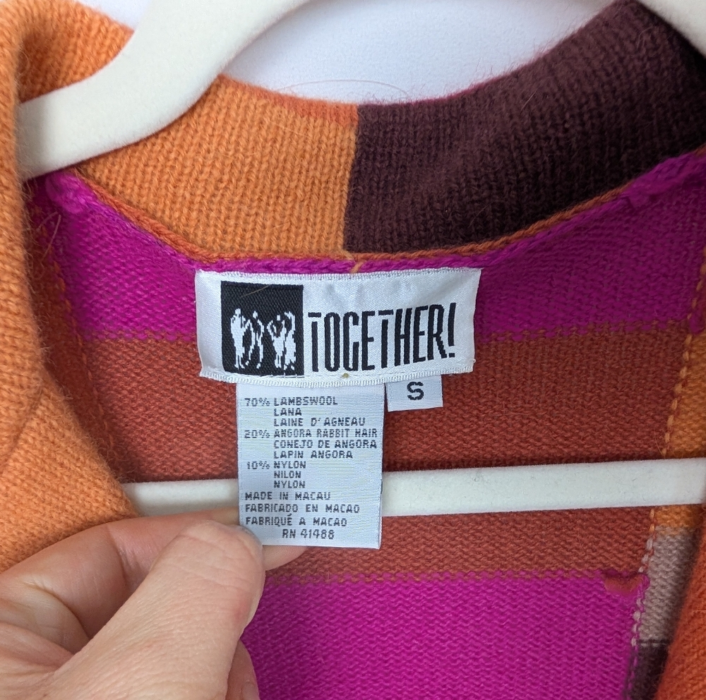 Vintage Together! Patchwork Sweater - image 6